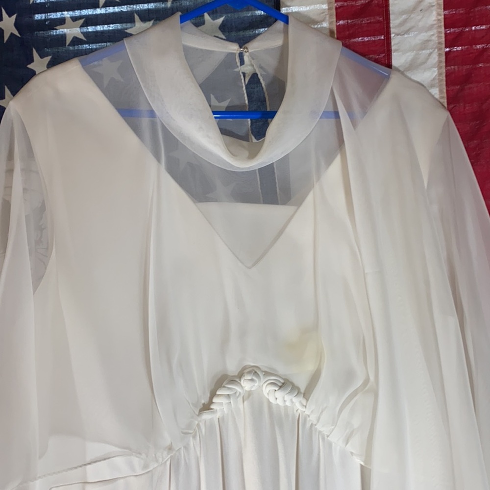 Vintage White Angel Dress - Picture 4 of 5